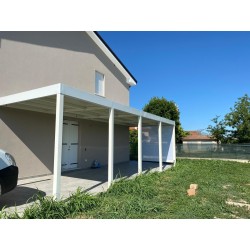 pensilina tettoia portico casa