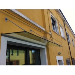 Pensilina Tettoia . Standard e SU MISURA!! lastra in policarbonato 15mm
