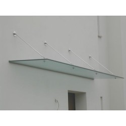 Pensilina Tettoia . Standard e SU MISURA!! lastra in policarbonato 15mm