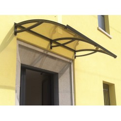 Pensilina in acciaio verniciato tettoia copri porta DESIGN
