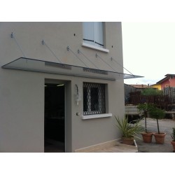 Pensilina Tettoia . Standard e SU MISURA!! lastra in policarbonato 15mm